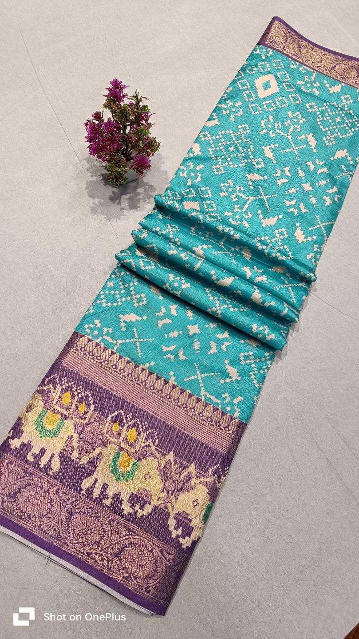 YNF PATOLA SILK RRI LATEST SAREES WHOLESALE IKAT SOFT SIILK PATOLA SAREES MANUFACTURER